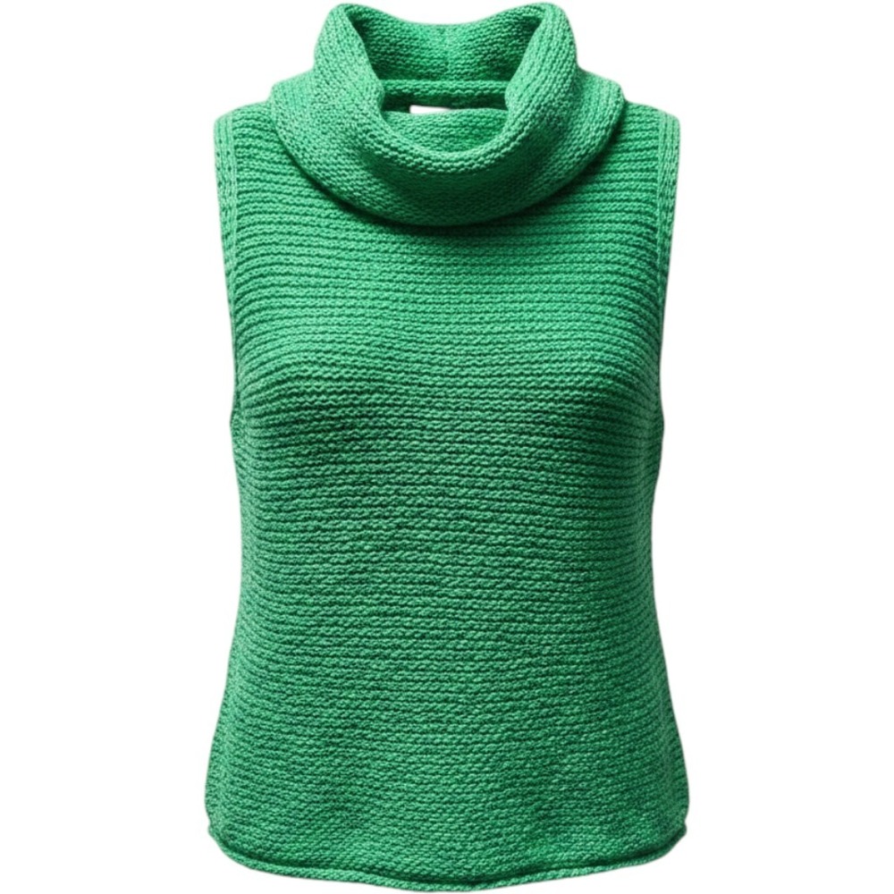 By‎ Together S Green Cowl Neck Chunky Knit Sweater Top Pullover Fisherman Preppy